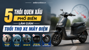 5 thói quen xấu phổ biến làm giảm tuổi thọ xe máy điện