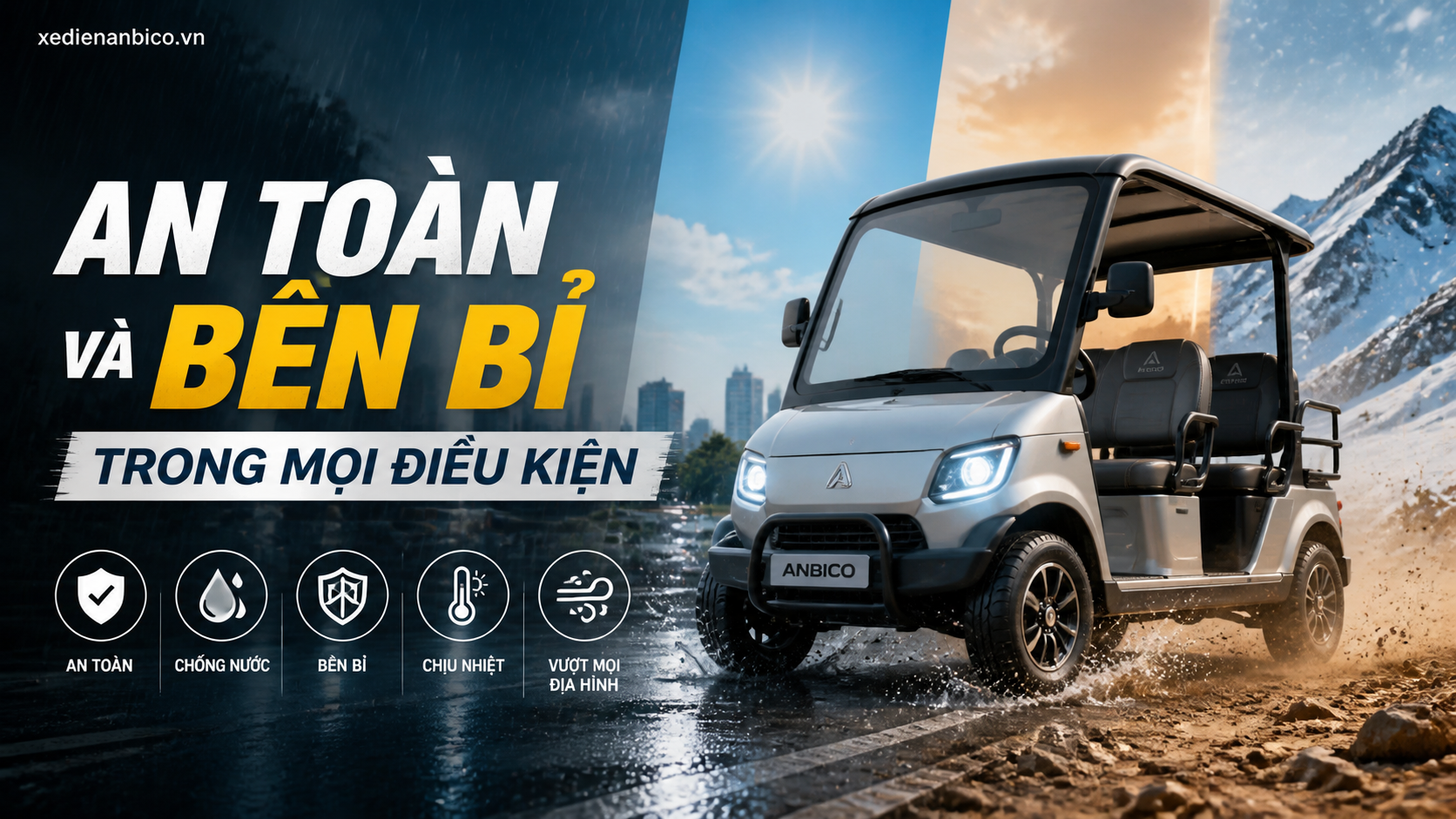 An toàn và bền bỉ trong mọi điều kiện An toàn và bền bỉ trong mọi điều kiện