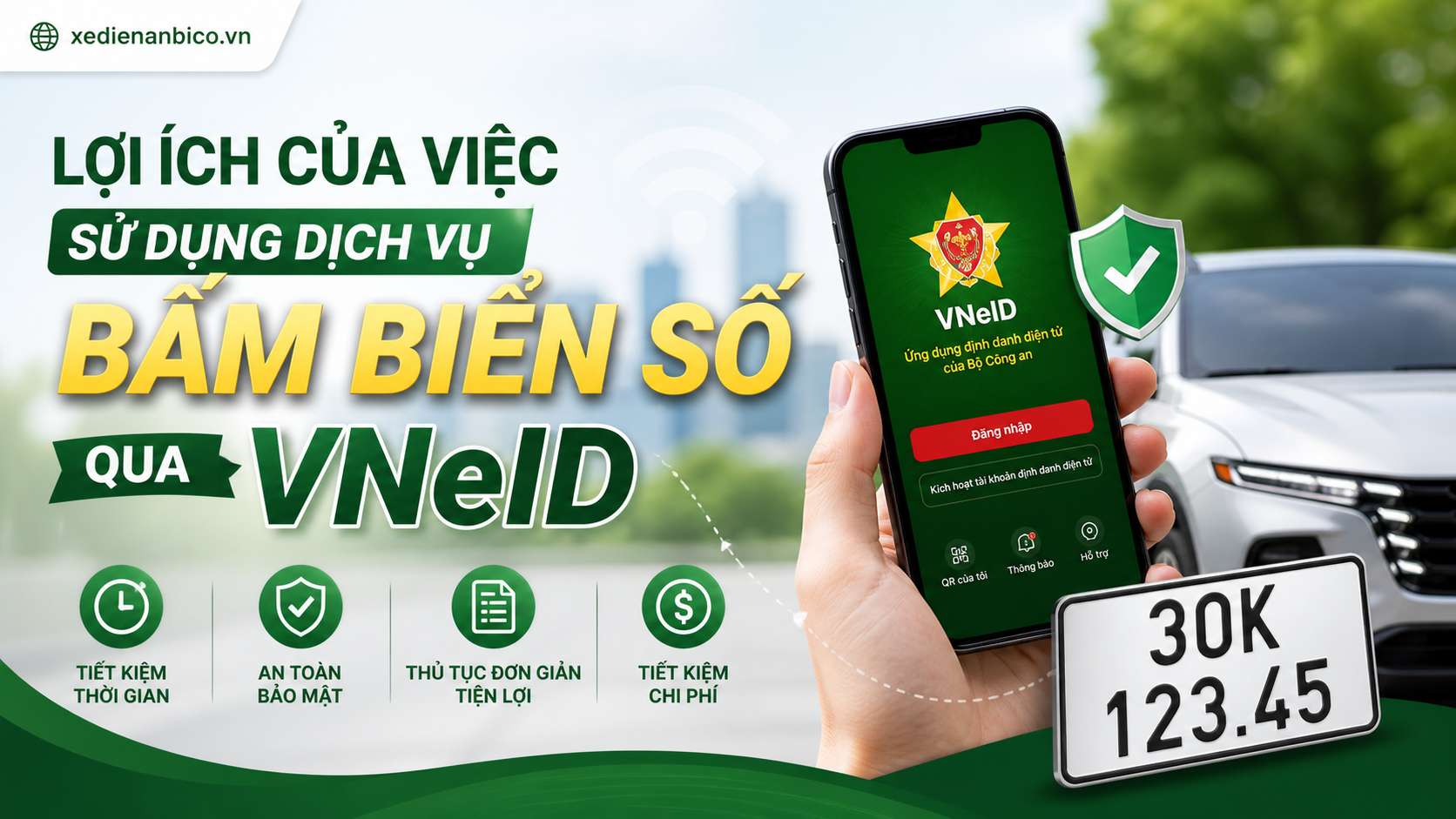 Lợi ích của việc sử dụng dịch vụ bấm biển số qua VNeID Lợi ích của việc sử dụng dịch vụ bấm biển số qua VNeID