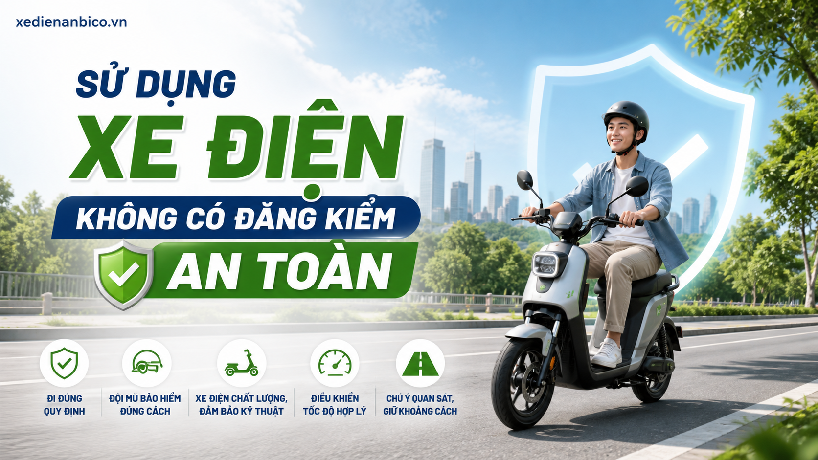 Sử dụng xe điện không có đăng kiểm an toàn Sử dụng xe điện không có đăng kiểm an toàn