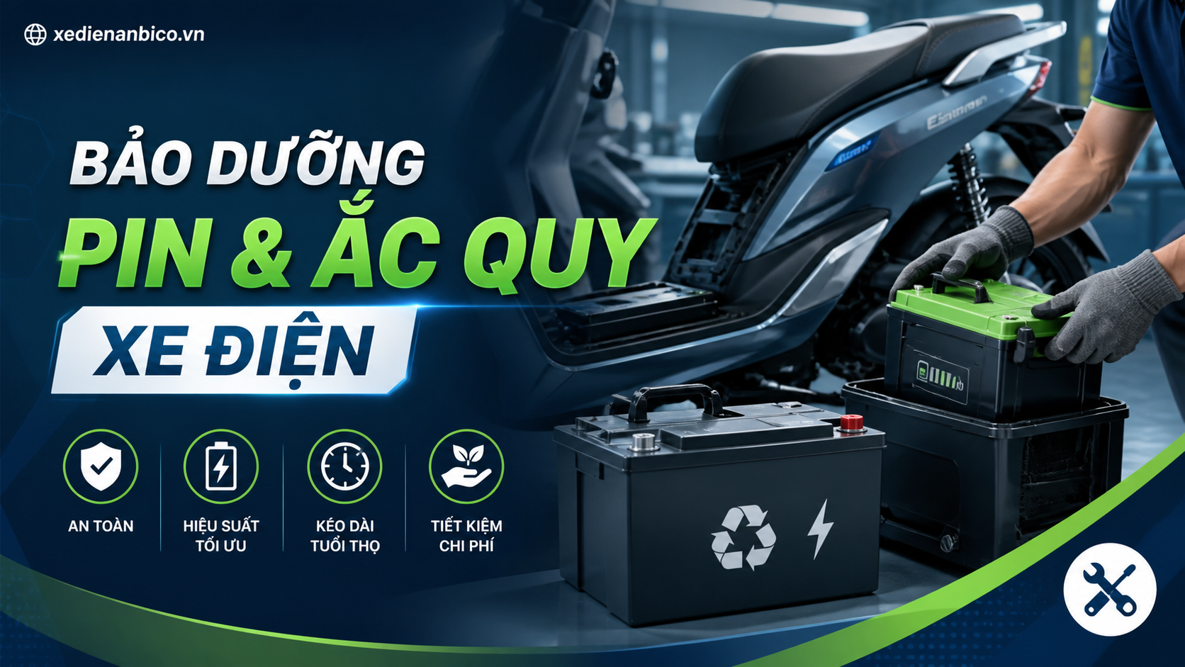Bảo dưỡng pin và ắc quy xe điện Bảo dưỡng pin và ắc quy xe điện