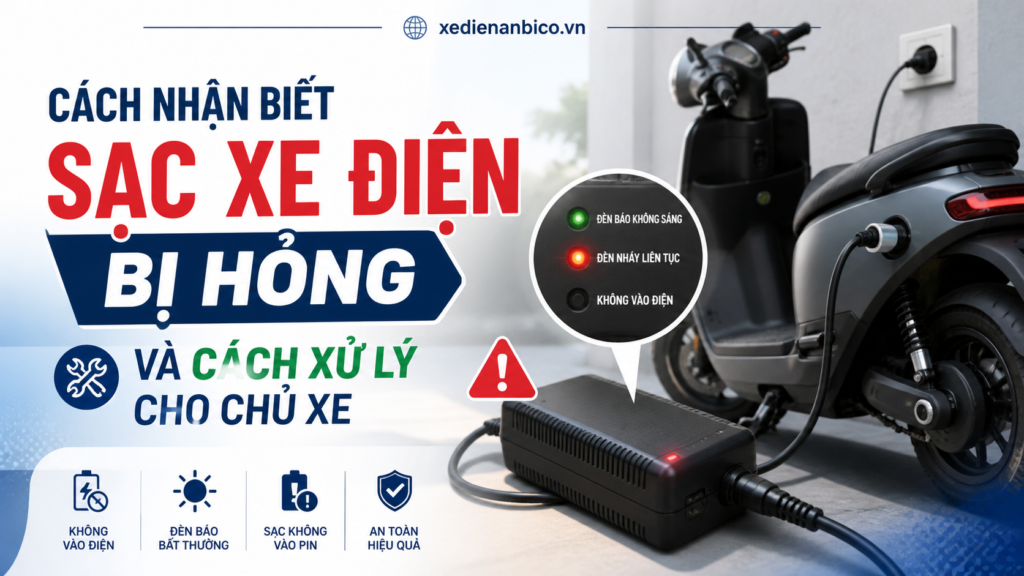 Cách nhận biết sạc xe điện bị hỏng và cách xử lý cho chủ xe