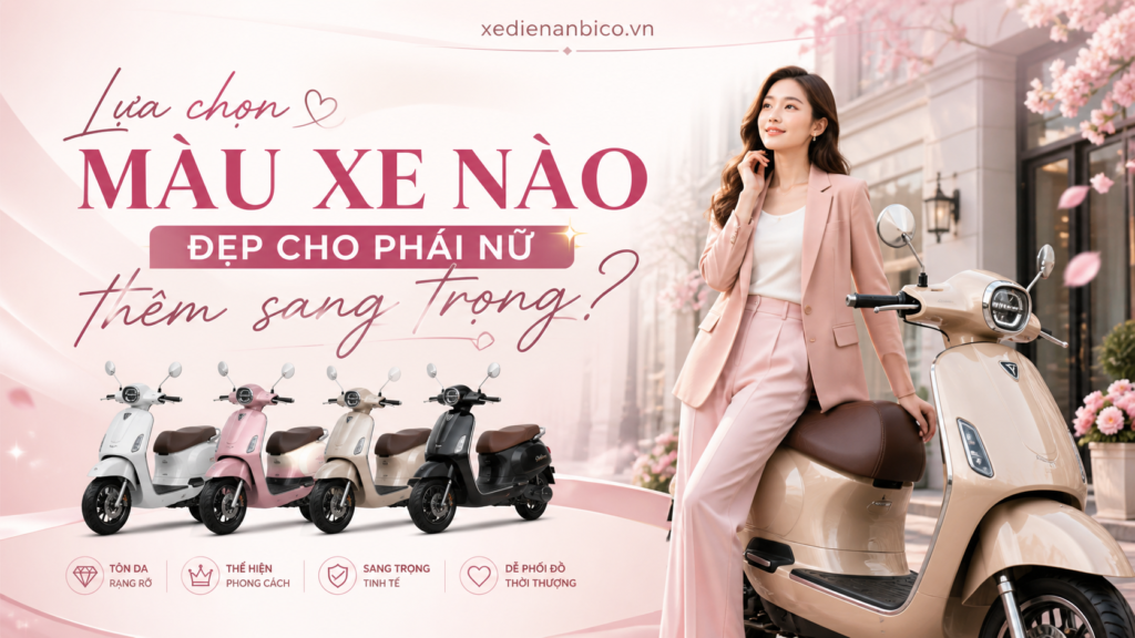 Lựa chọn màu xe nào đẹp cho phái nữ thêm sang trọng?