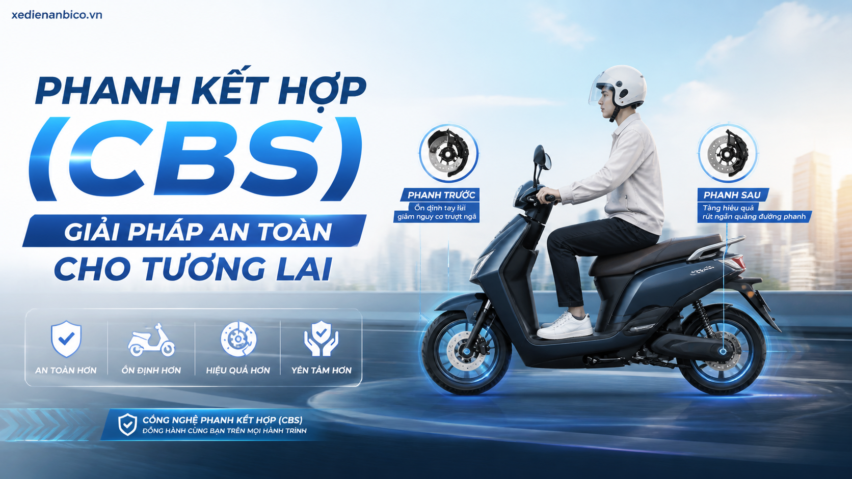 Phanh kết hợp (CBS): Giải pháp an toàn cho tương lai Phanh kết hợp (CBS): Giải pháp an toàn cho tương lai