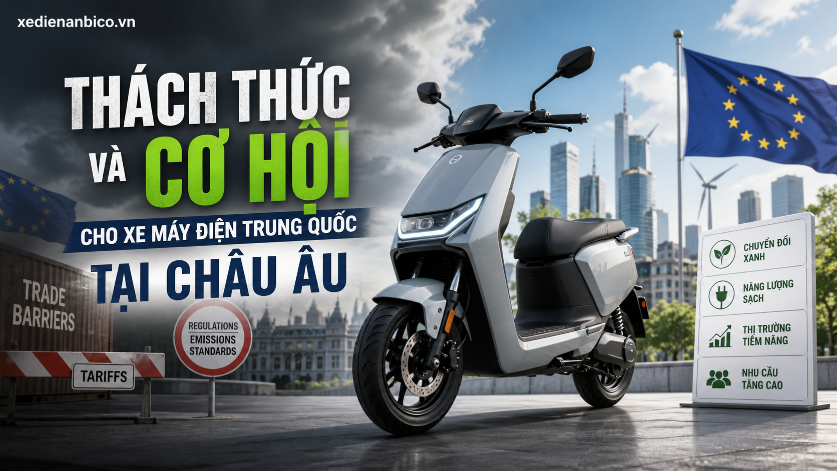 Thách thức và cơ hội cho xe máy điện Trung Quốc tại Châu Âu Thách thức và cơ hội cho xe máy điện Trung Quốc tại Châu Âu