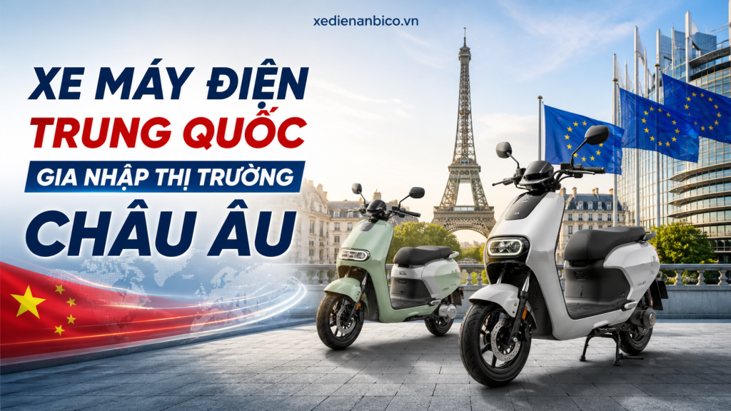 Xe máy điện Trung Quốc gia nhập thị trường Châu Âu